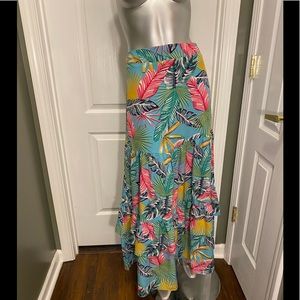 Follow Me Floral Maxi Skirt Sz L/ XL